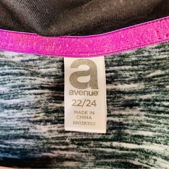 Avenue Black Heathered Active Jacket - Picture 3 of 3